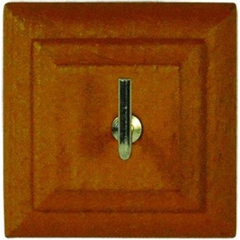 APPENDITUTTO ADESIVO LEGNO 'QUADRO' 1 posto - pz. 2