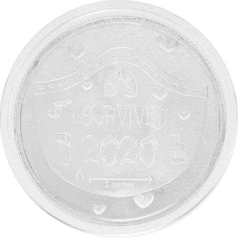 Médaille commémorative 2020, pièce souvenir innovante en argent, collection cadeau (1/5)