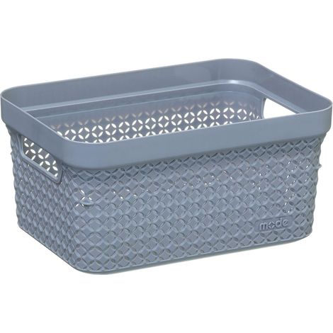 Cesto para ropa 17 l, color gris 37,5 x 26 x 21,3 cm (1/2)