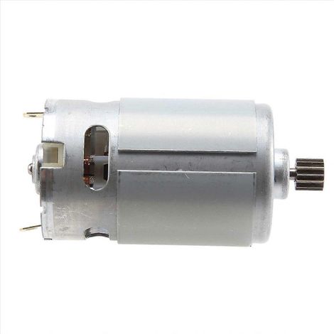 RS550 12V Elektromotor, 14-Zahn-Zahnrad, 8,2 mm Welle, Mini-Gleichstrommotor für Heimwerker, robuster Ersatz, hohe Leistung. (1/5)