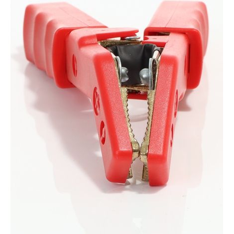 ELMAG Polklemme (rot +) - Messing, 400 A, L=170 mm, f. EUROSTART 1300/2000 sowie START 700-1000 (1/2)