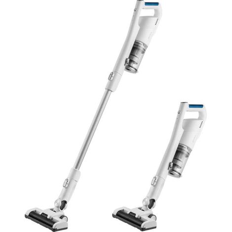 Midea Scopa Elettrica Ricaricabile P5 (21,6 V) Senza Sacco Capacità 0,45 Litri Autonomia fino a 45 Minuti Sistema Ciclonico Colore Bianco (1/4)