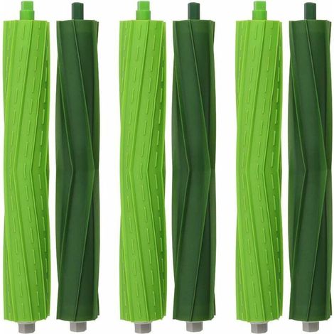 Ulisem Lot de 3 rouleaux d'extraction compatibles avec les Roomba E5/i7. Kit d'accessoires de remplacement pour la brosse principale de l'extracteur E5, E6, i7 et i7+. Les pièces de rechange sont vend