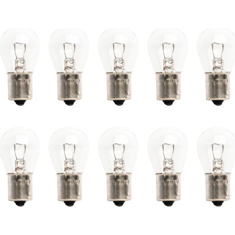 Bombilla blanca P21W de 12 V y 21 W, indicador de luz de marcha atrás, homologación ECE E8. (1/5)