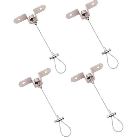 4 barres de douche réglables, support de tringle à rideau de douche en acier inoxydable antirouille (1/5)