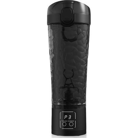 Bouteille électrique pour shaker de protéines 700 ml, shaker à shakes protéines, 3 modes, mélangeur électrique, bouteille d'eau, shaker de fitness, blanc d'oeuf, cacao, smoothies (1/5)