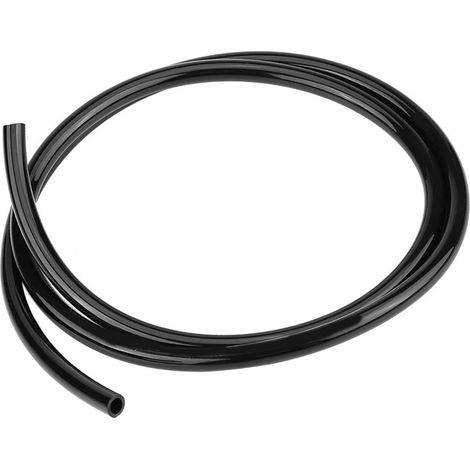 Universeller Motorrad-Kraftstoffschlauch, nicht ummantelter Gummi, Kraftstoff- und Ölleitung, 1 Meter, schwarz (1/5)