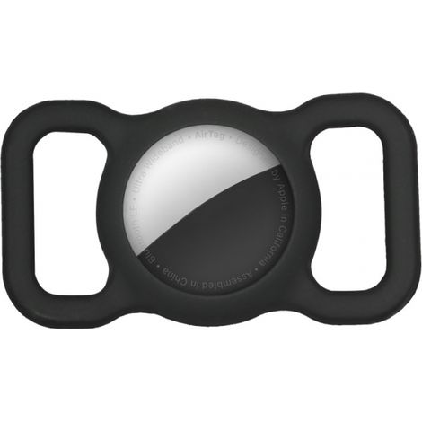 Étui de protection noir pour Airtag - Coque/Housse pour chiens et chats