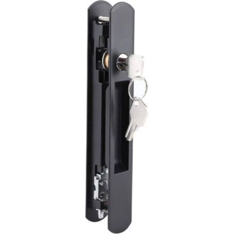 Multi-point hook lock for doors and windows – Single-sided locking – Stainless steel housing – Compatible with sliding doors and glass windows