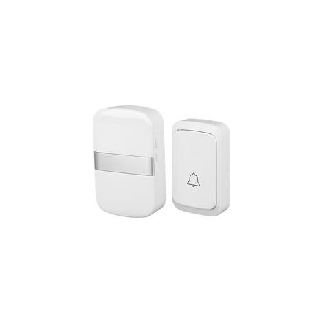 Wasserdichte, kabellose Türklingel, batteriebetriebener elektronischer Sender/Empfänger, Türklingel für Zuhause (1/4)