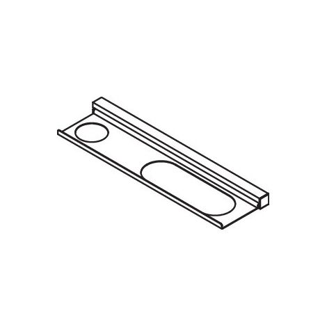 HEWI 950.13.0007 Profil de lavabo avec tablette, (1/2)