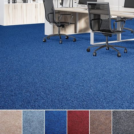 Moquette aiguilletée Malta sur mesure, Bleu foncé 200 x 250 cm
