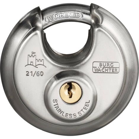 Burg Wächter Circle 21 60 SB Lucchetto Chiavi diverse acciaio inox Serratura a profilo cilindrico (1/5)