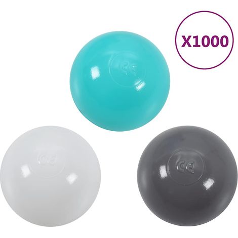 Balles de jeu 1000 pcs multicolore CFW67473 (1/4)