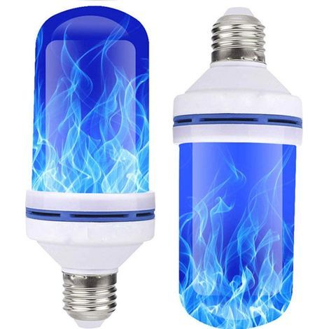 Ampoule LED effet flamme inversée – sans flamme – Halloween / Noël / fête / porche / terrasse – modèle 2 (1/4)
