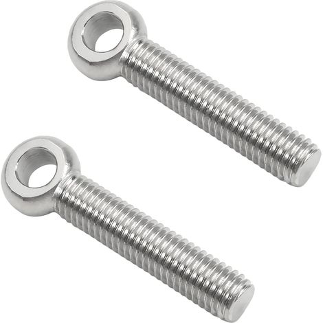 Boulons à Œil M10x50mm Pack de 5 Pièces en Acier Inoxydable pour Fixation et Construction (1/4)