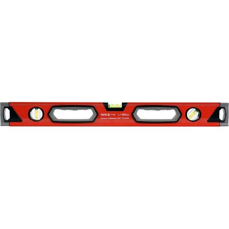 Livella a bolla 600 mm, 3 fiale YT-30071 Yato (1/4)
