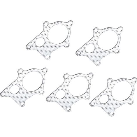 Jeffergarden Jeu de joints de collecteur d'échappement 5 pièces pour T3/T4 T04E 5 tuyaux boulonnés actionneur de soupape de décharge interne-DOU