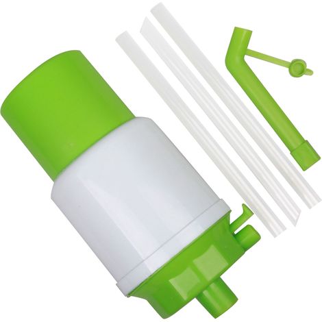 Manuelle Trinkwasserpumpe, Kunststoff, Handbrunnen, Druckpresse, Spender, Grün/Weiß (1/5)
