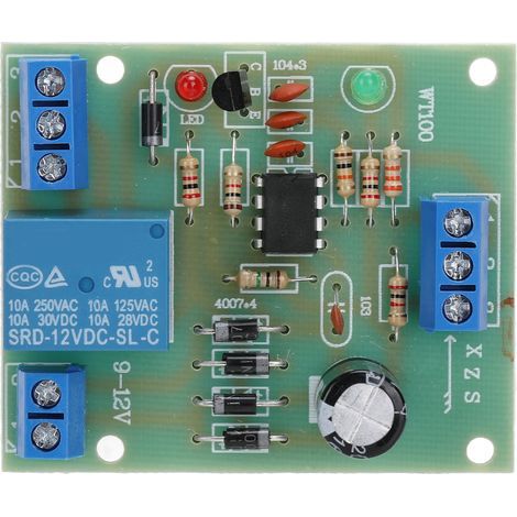 Contrôleur automatique de niveau d'eau, sortie de relais, Module de commutation de liquide à faible consommation d'énergie, 9 à 12V (1/5)