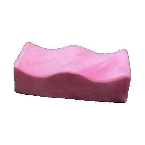 Cuscino per seduta, design ergonomico, materiale traspirante, rosa tenue (1/2)