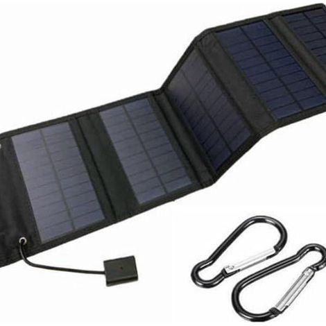 Panneau solaire pliable USB 5 V 70 W, support latéral portable (1/5)
