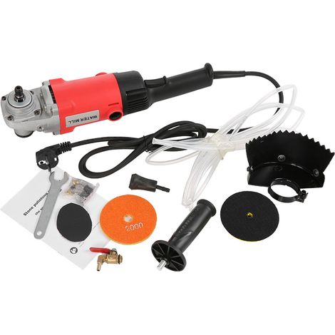 Polisseuse électrique à eau 1400W pour pierre, meuleuse à main à vitesse variable, moulin humide 220V, avec prise UE, outil de ponçage professionnel. (1/5)