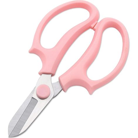 Ciseaux de fleuriste , outils de jardinage Coupe - tiges de fleur lame de coupe petit Coupe - branches en acier inoxydable ciseaux pour jardinage (Rose) (1/5)