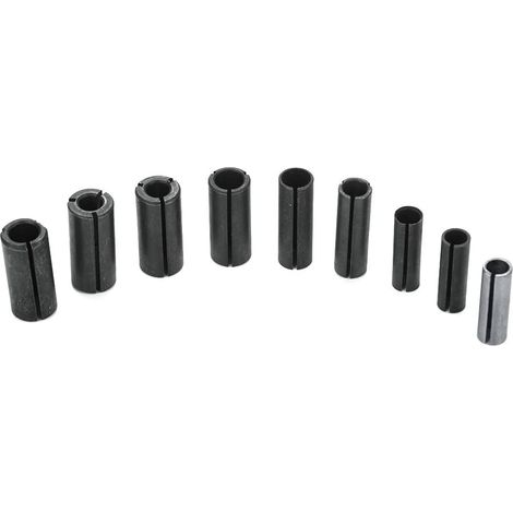 Adattatore per pinza per mandrini portafresa per lavorazione del legno, adattatore per pinza, manicotto scanalato, portafresa