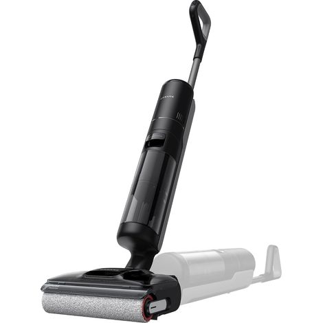 DREAME H12 Pro FlexReach Aspirateur Eau et Poussi猫re Sec et Humide sans Fil, 18KPa, Design Piatto a 180掳, 5 Min di Asciugatura, Pulizia a caldo a 90 掳C, 50 Min di pulizia continua