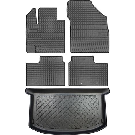 Set di tappetini in gomma per auto e tappetino per bagagliaio per Suzuki Ignis III Hatchback dal gennaio 2017 (1/5)