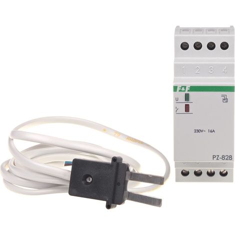 Flüssigkeitsstand-Steuerrelais PZ-828, einstufig, mit PZ-Sonde im Lieferumfang enthalten, Kontakte: 1P, I=16A, 2 Module (1/5)