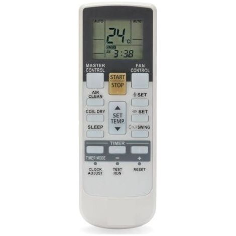 Télécommande compatible avec les climatiseurs Fujitsu et génériques, conception originale, fonctions avancées, jusqu'à 4 vitesses de ventilation, prête à l'emploi en quelques secondes (1/5)