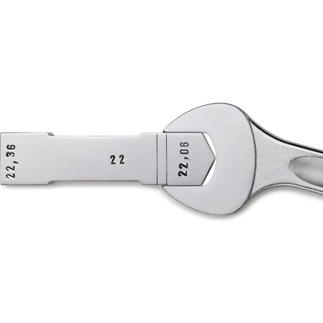 STAHLWILLE 10 19 X 22 10 CLÉ À FOURCHE DOUBLE, 19 X 22 MM, ARGENT