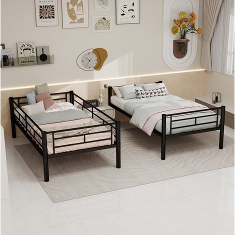 Cama litera metálica convertible 196x103x156 cm DESVIAE (1/5)