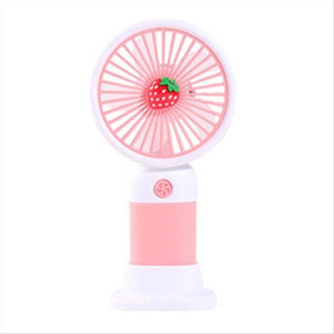 Mini ventilateur USB portable multifonctionnel de bureau avec support, ventilateur électrique pour étudiants, petit ventilateur portable d'extérieur (1/5)