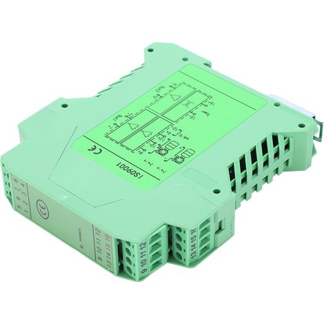 DC-Signalisolator Strom-Spannungs-Transmitter DIN-Schienenmontage 1 Eingang 2 Ausgänge 0–10 V bis 4–20 mA GLG (1/5)