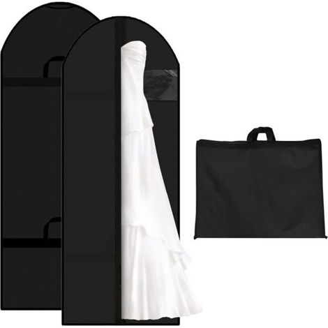Garment Bags 60x180cm Premium Hanging Garment Bags, Wedding Dress Cover, Foldable Wedding Dress Cover (1/4)