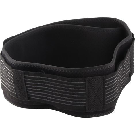 Ceinture de hanche noire antidérapante, réglable, légère et confortable, support pelvien pour la sciatique et les lombalgies. (1/5)