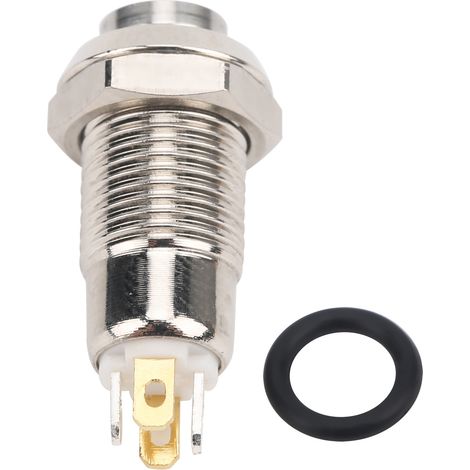 Wasserdichter 8-mm-Momentanschalter mit blauer LED, 3 V zum Starten