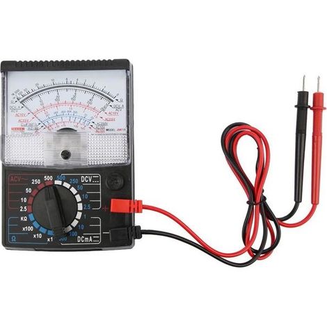 Multimètre à pointeur analogique, multitesteur avec tension AC DC, compteur pour énergie électrique et radio (1/3)