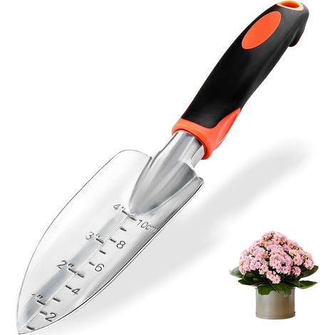 Truelle de Jardin, Pelle Jardinage Acier Inoxydable, Pelle de Plantation, pour la Plantation, Le Repiquage, Le Désherbage, Le Scarification (1/5)