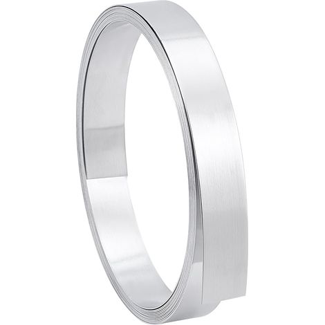 5m x 2cm Solin en aluminium Bande de Bordure en Aluminium Rouleau de Tôle D'Aluminium de 0.5mm pour Bricolage Artisanat Étanchéité Porte Fenêtre Jardin (1/5)