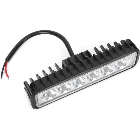 Phare LED 18W 6500K 1800LM Étanche pour Voiture, Moto, Tout Terrain (1/5)