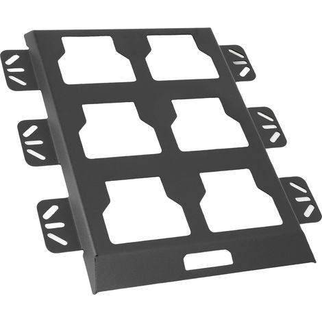 Plaque de montage adaptée au système de stockage et d'organisation des outils d'emballage, Base de boîte à outils avec revêtement en poudre en acier inoxydable (1/5)