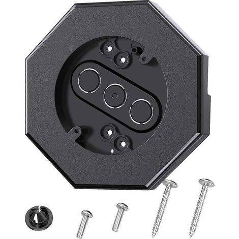 Kit de montage pour bardage octogonal, lampes de bardage verticales 8141 noires (1/5)
