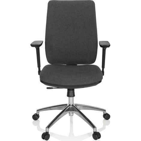 [GEBRAUCHT] B-Ware Hjh Office Bürostuhl Drehstuhl Stuhl Integrio I Stoff Dunkelgrau Armlehnen