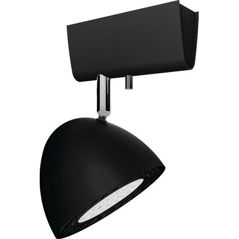 Deckenspot VESPA Schwarz 75W Wohnzimmer Flur Leuchte