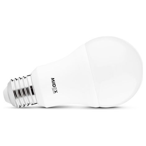 Ampoule LED E27 Bulb 13W 3000K 180 Dimmable Miidex Lighting® (1/2)