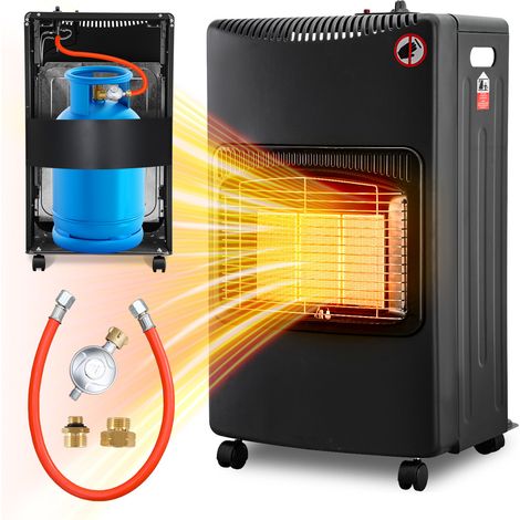 Jopassy 4200 Watt - Riscaldatore a gas butano - con adattatore Europa - Sistema sicurezza - 3 potenze (1/5)